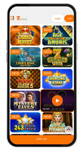 ZetBet mobile casino